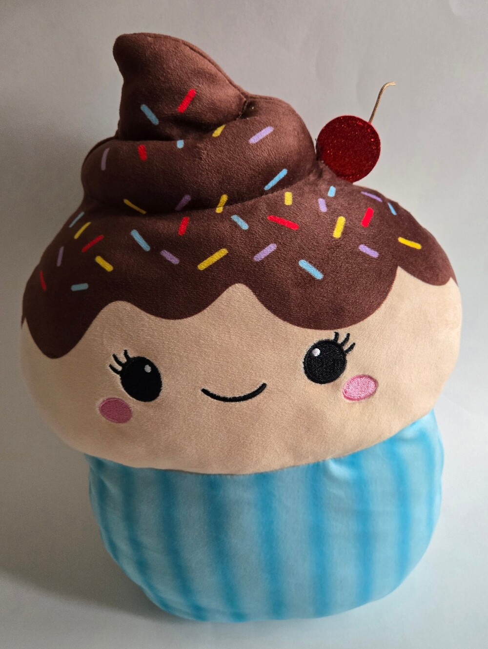 Cupcake Plush Stuffed Large Toy Pillow - Birthday Celebrations Gift - 15"